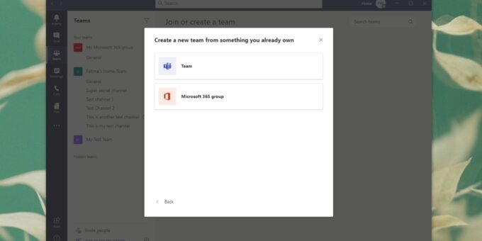 microsoft teams group