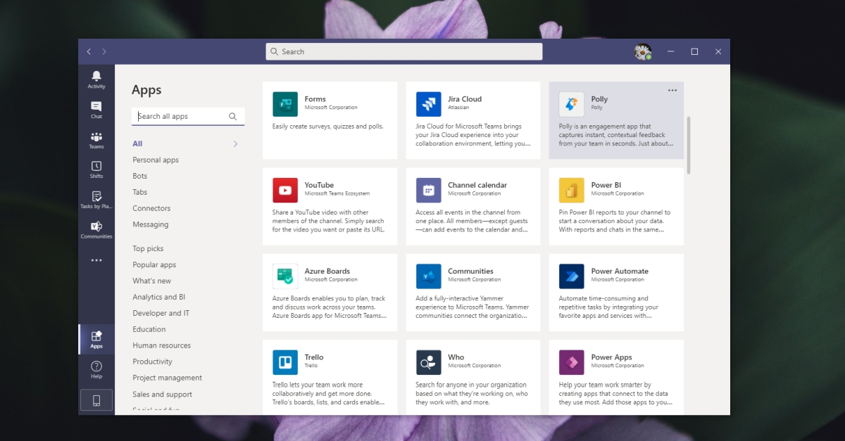 Microsoft Teams integrations