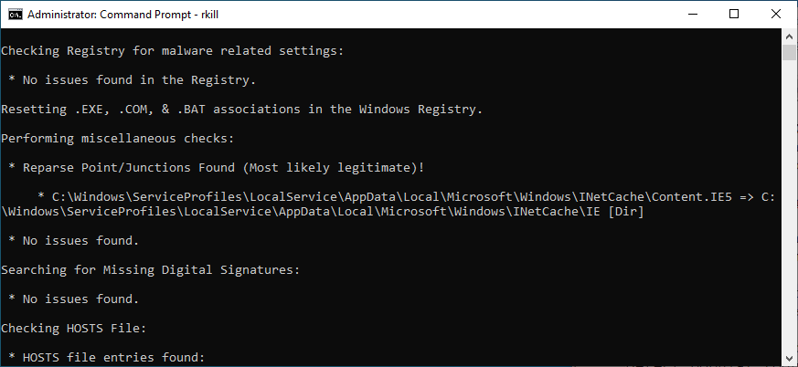 is rkill safe