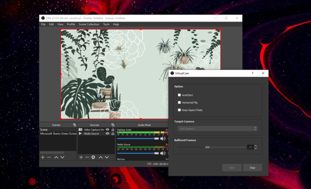 How to enable Microsoft Teams green screen