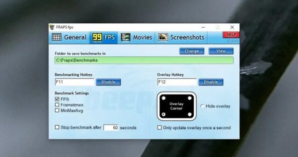 Fraps software
