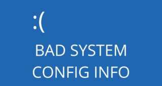 fix BAD SYSTEM CONFIG INFO