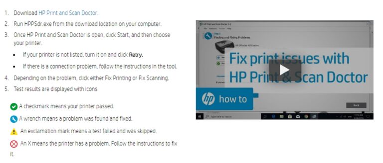 hp print and scan doctor