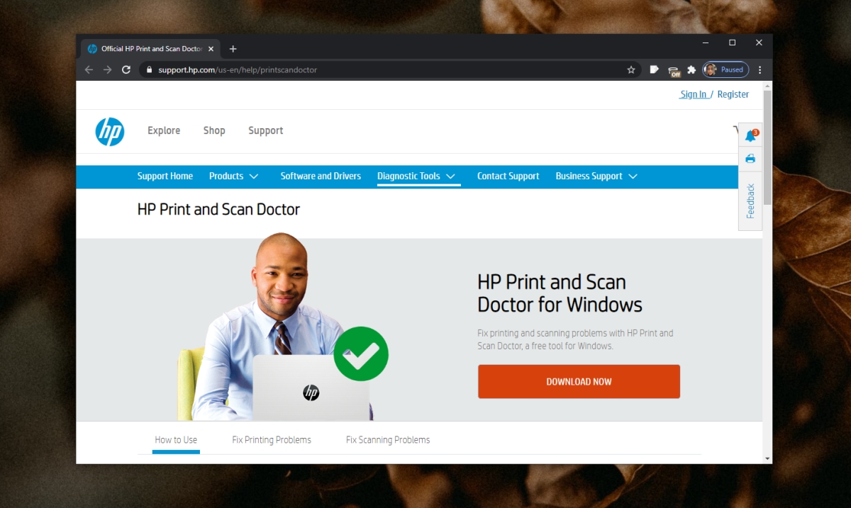 hp print and scan doctor