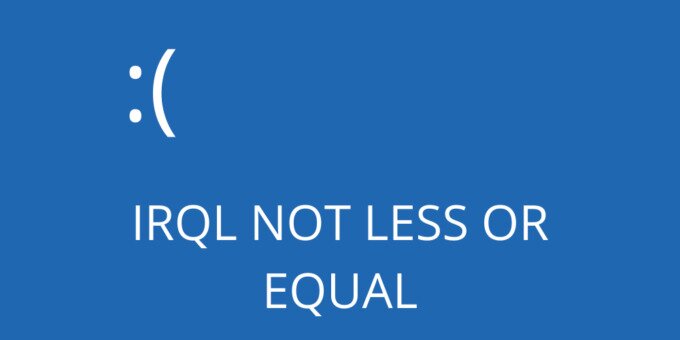 fix IRQL NOT LESS OR EQUAL