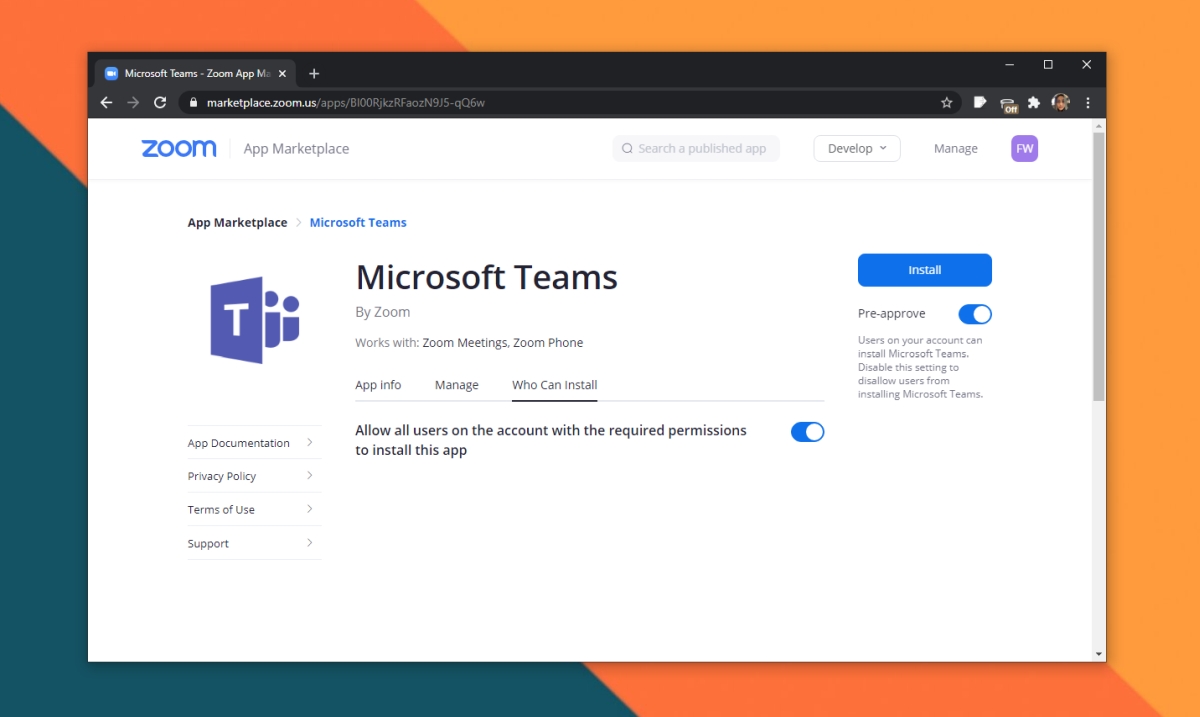 How to set up and use the Microsoft Teams Zoom app