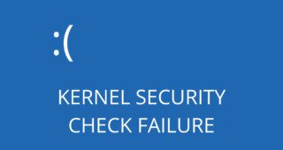 fix KERNEL SECURITY CHECK FAILURE error
