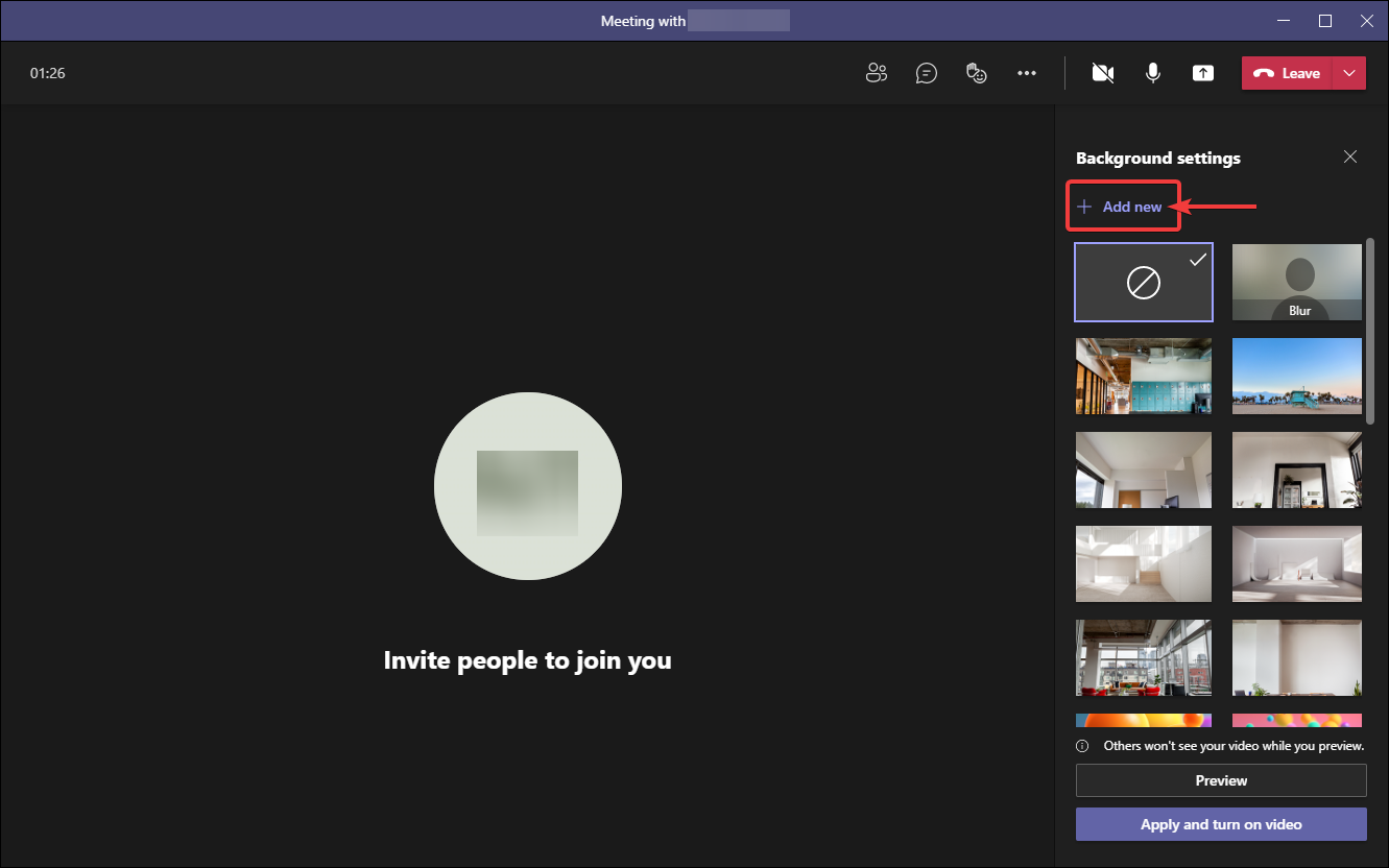 can you add a background to microsoft teams chat