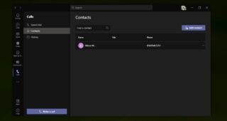 Microsoft Teams Contacts