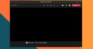 Microsoft Teams closed captioning