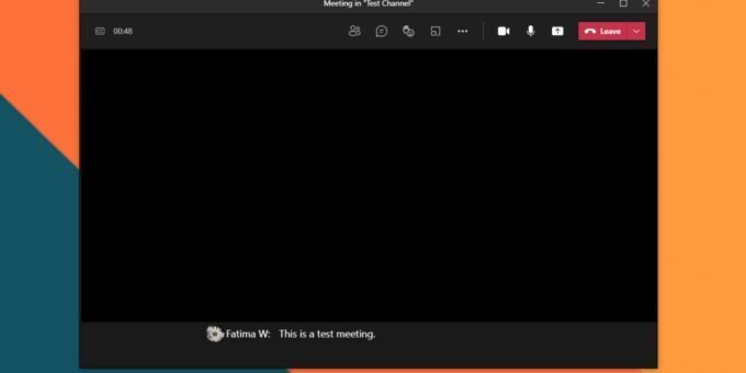 Microsoft Teams closed captioning