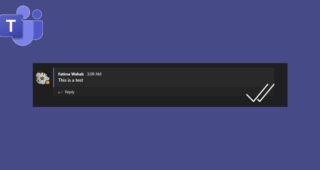 Microsoft Teams read receipts