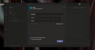 Microsoft Teams survey
