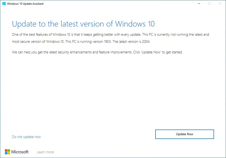Помощник загрузки Windows 10