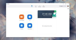 Zoom video not working