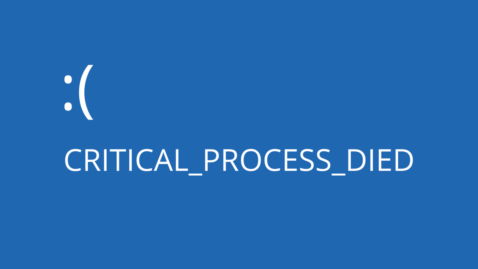 Critical process died. Critical process died Windows 10.
