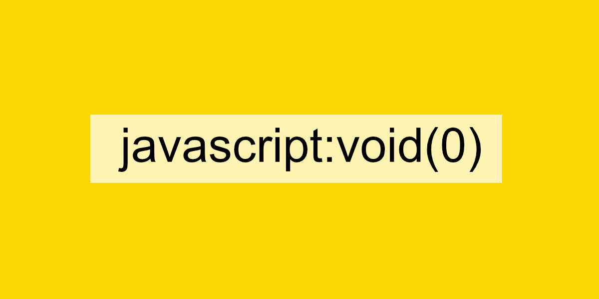 how to solve javascript void 0 problem