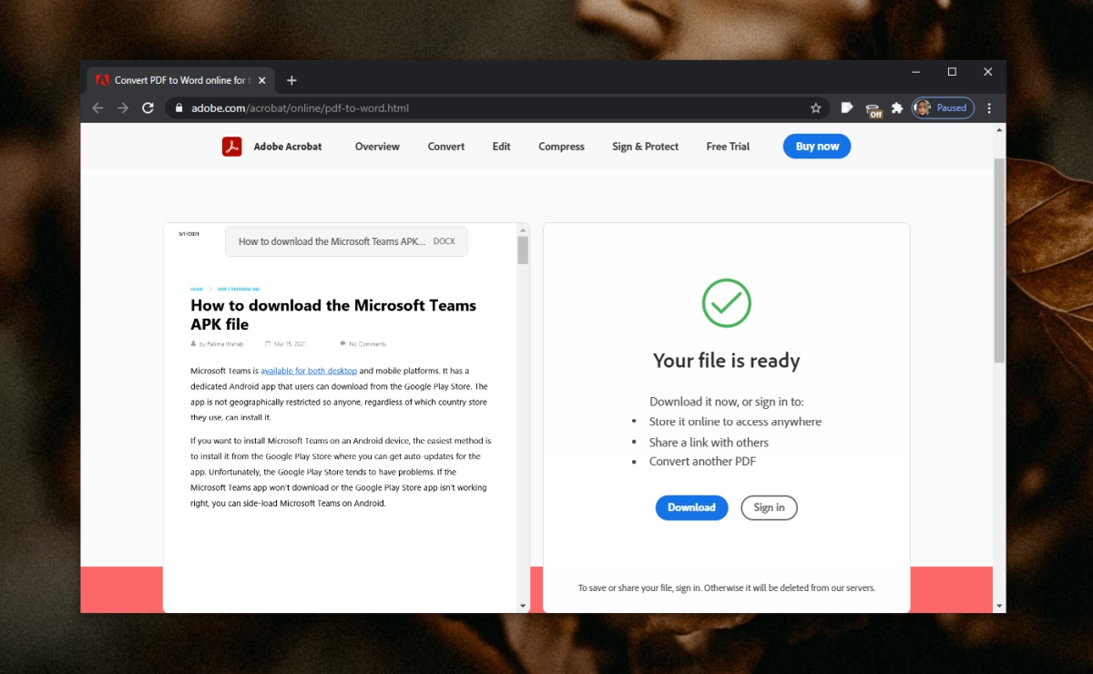 Conversion to PDF Failed: How to Convert PDF to Word Document (FULL GUIDE)