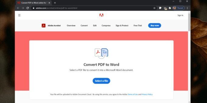 trouble converting your PDF to Word