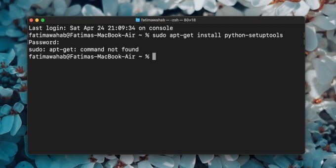 Apt-get command not found on macOS
