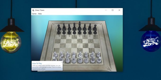 Chess Titans on Windows 10