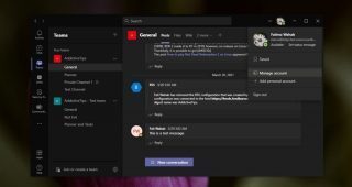 Delete Microsoft Teams account