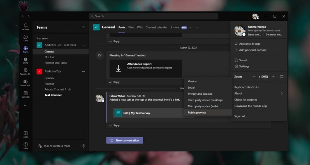 How to turn off Microsoft Teams notifications