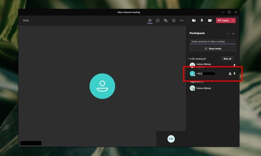 How to dialin to a meeting with Microsoft Teams Conference ID