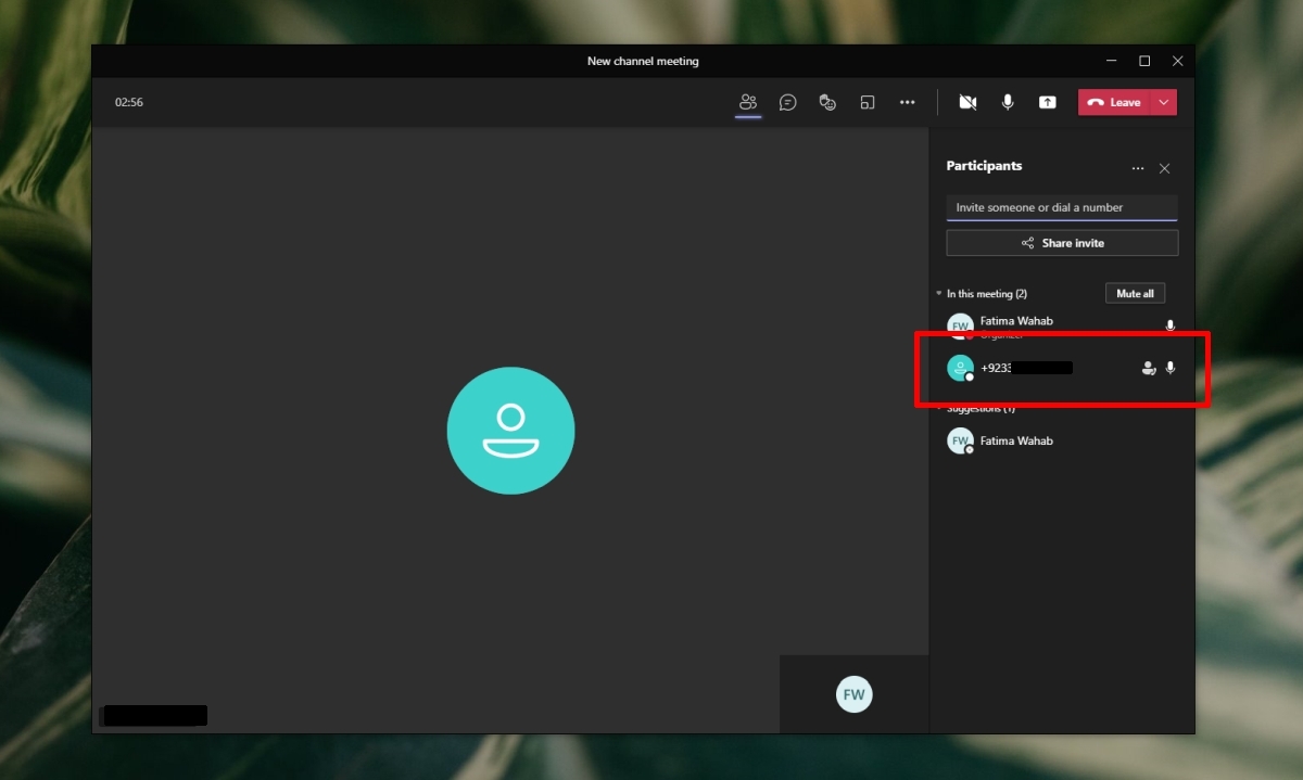 How to dialin to a meeting with Microsoft Teams Conference ID