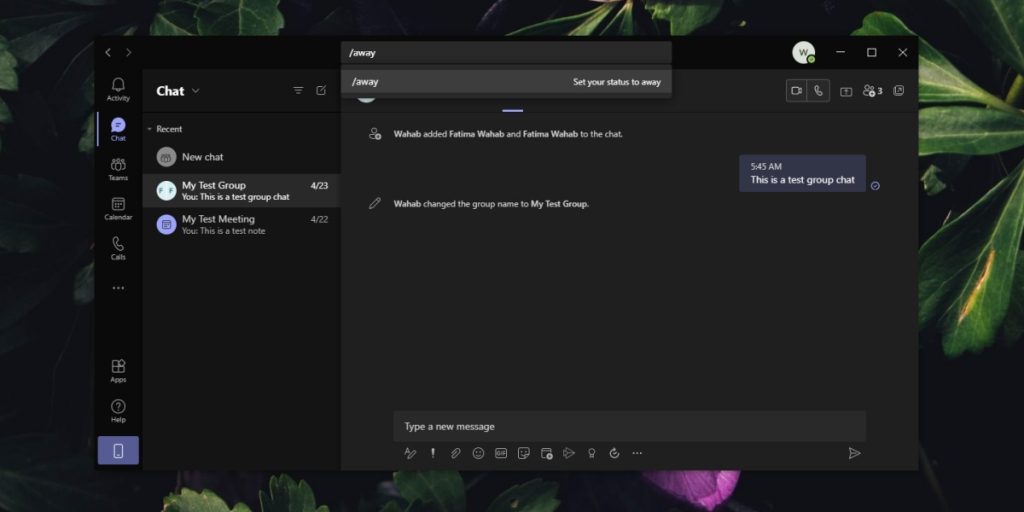 How to use Microsoft Teams commands