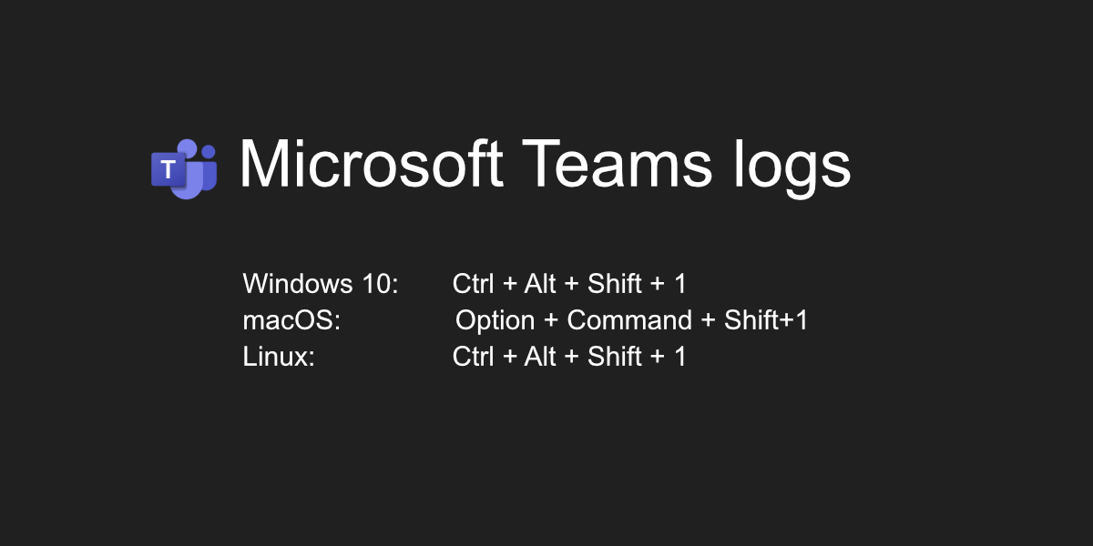 How to generate Microsoft Teams logs for troubleshooting