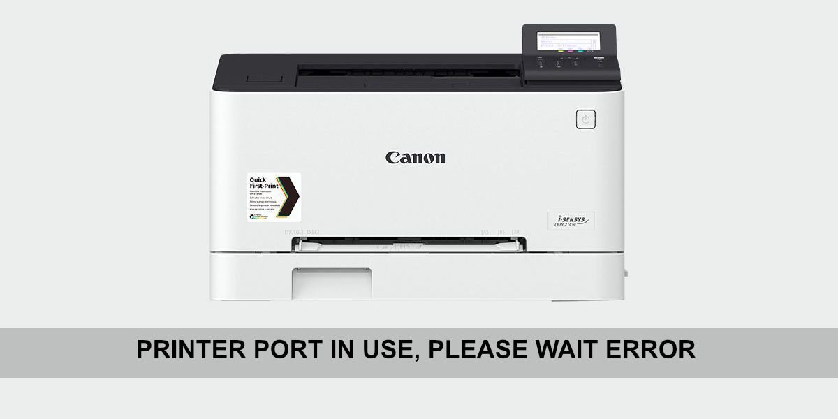 How to Printer "Port in Use" on 10