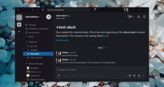 Slack channel