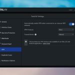 TotalAV's VPN configuration screen