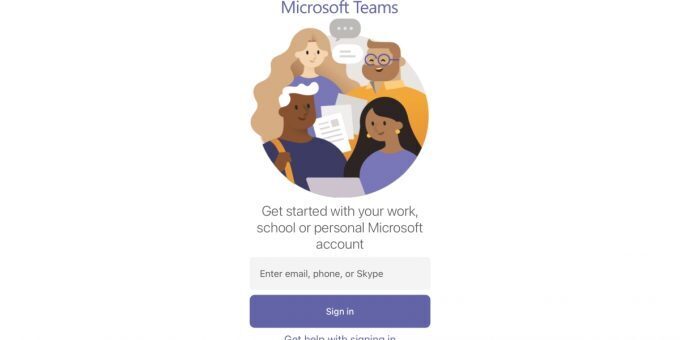 Microsoft Teams iPad