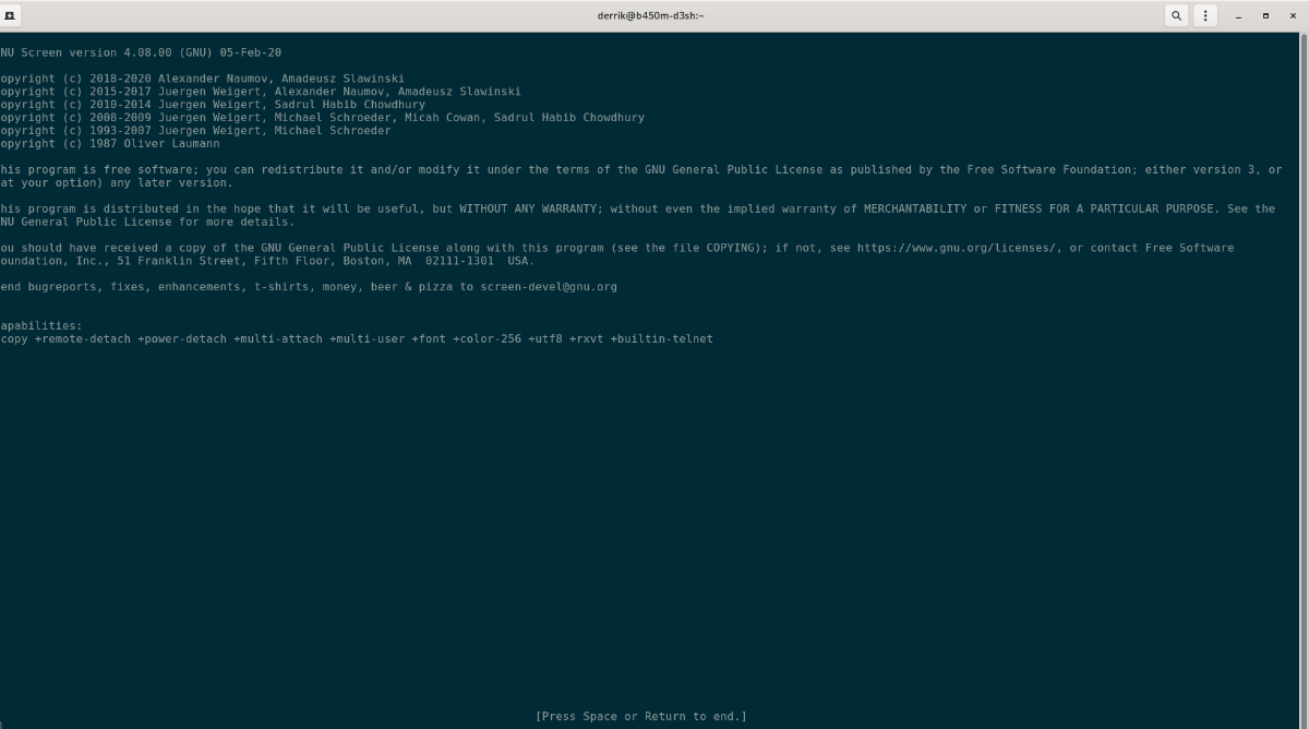 how to use screen command ubuntu