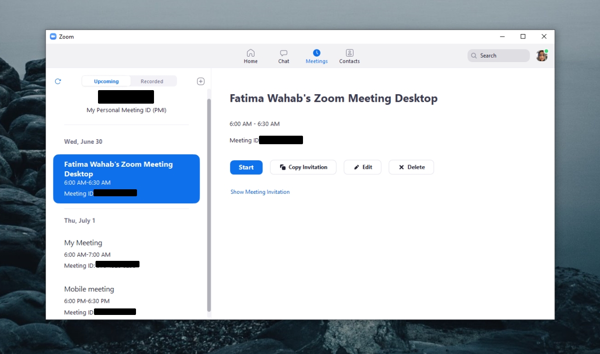 How to invite someone to a Zoom meeting