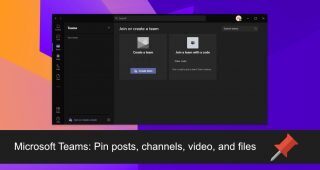 Microsoft Teams: Pin posts, channels, video, and files