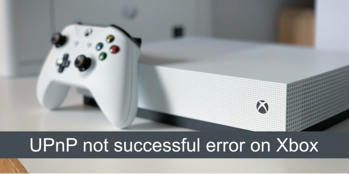 UPnP not successful error on Xbox