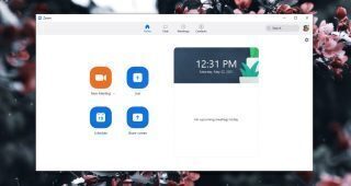 Zoom meeting app
