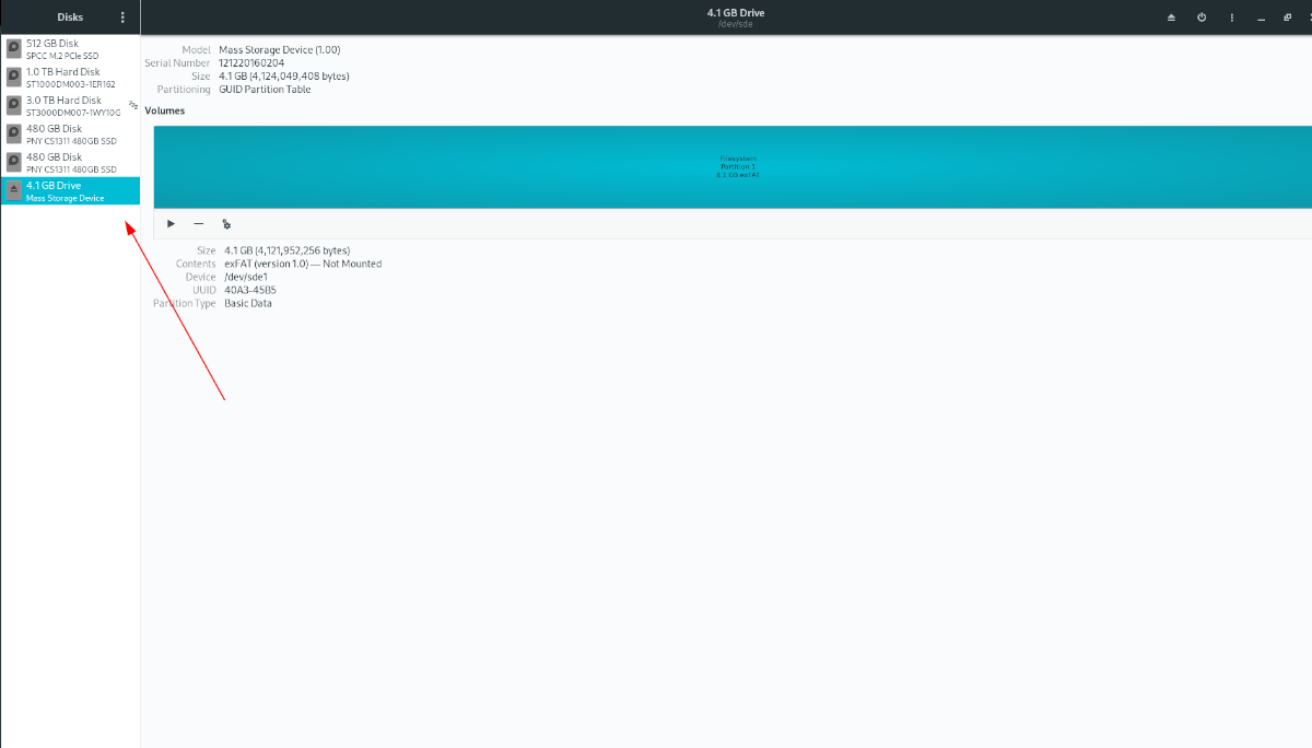How to format an SD Card to ExFat in Ubuntu