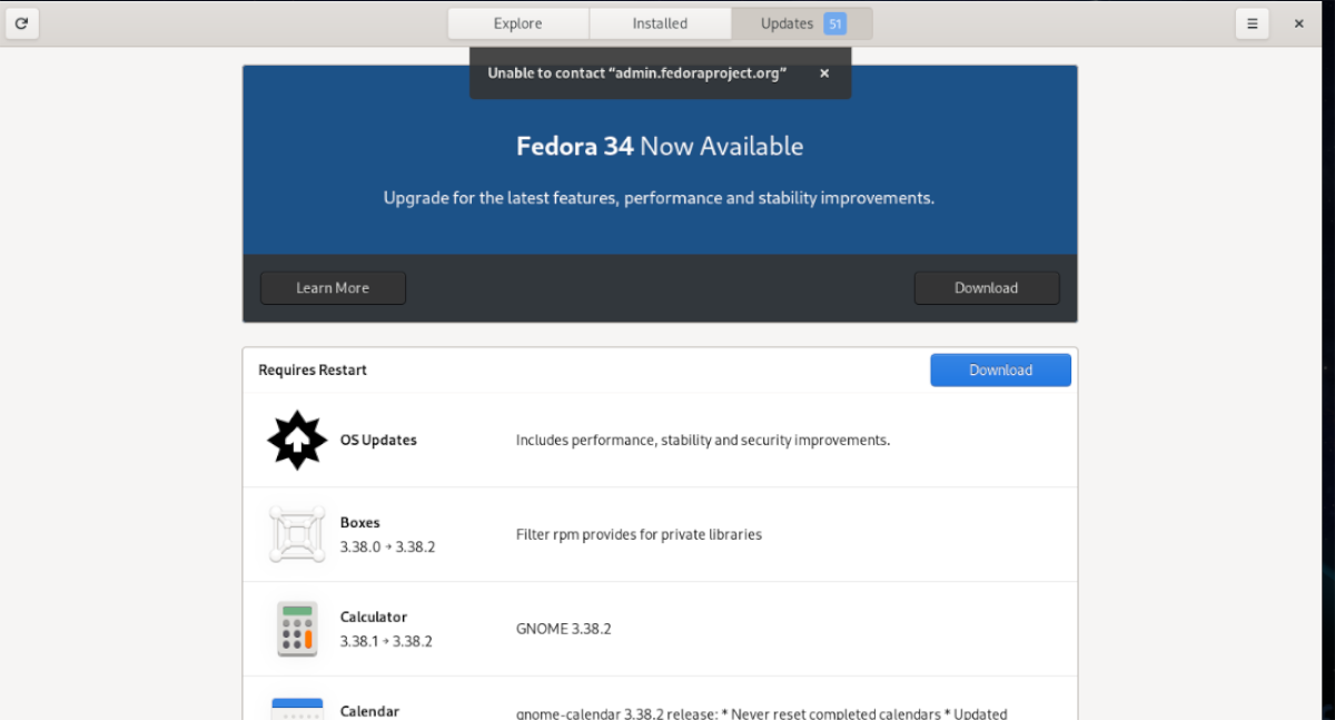 How to upgrade to Fedora 34