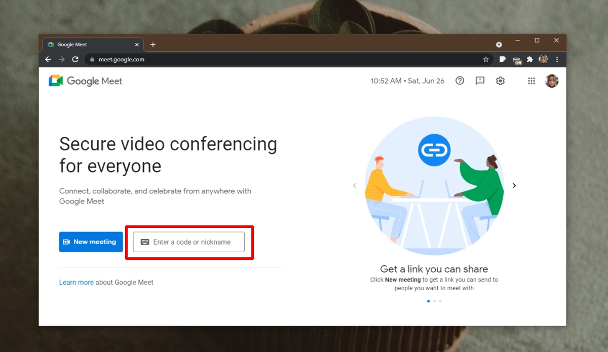 How to use Google Meet codes to join a meeting
