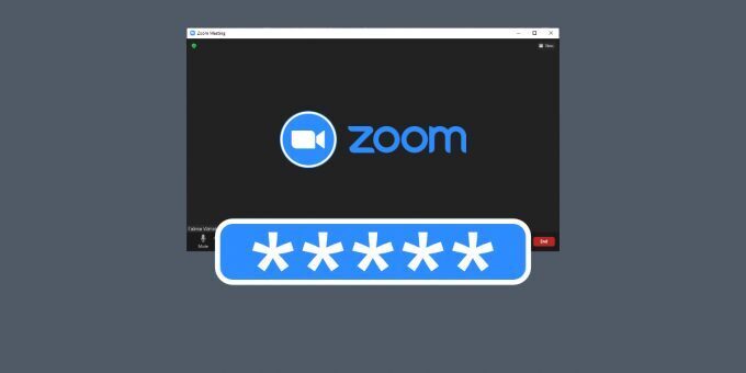 Zoom meeting password