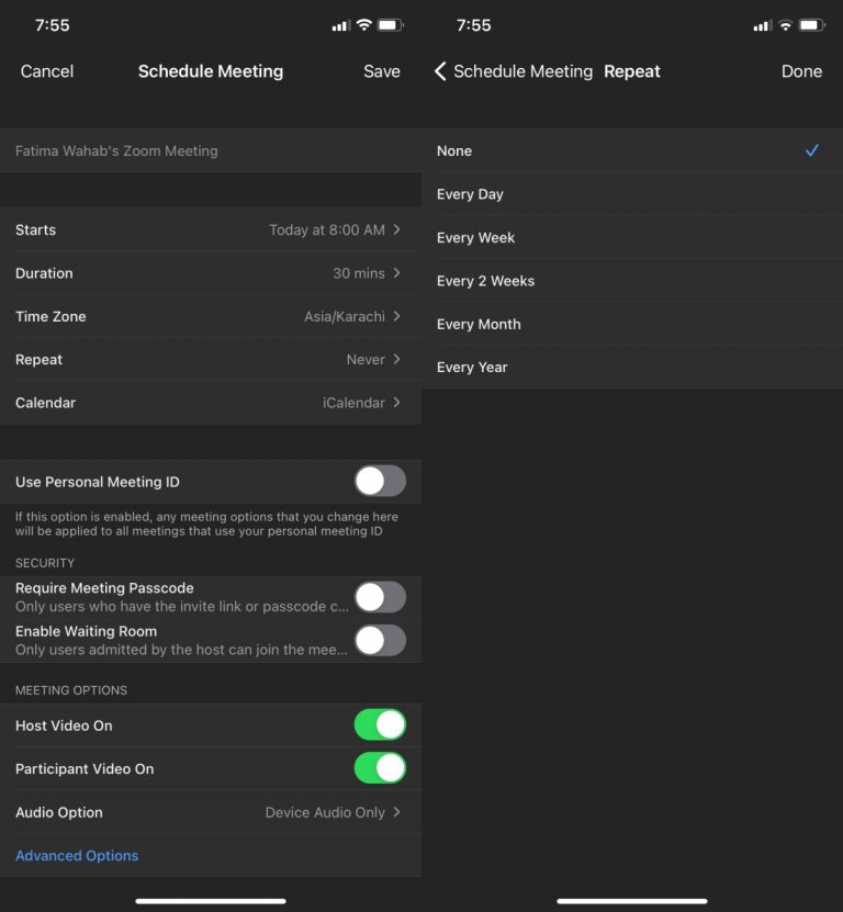 Zoom recurring meeting How to set it up AddictiveTips 2023
