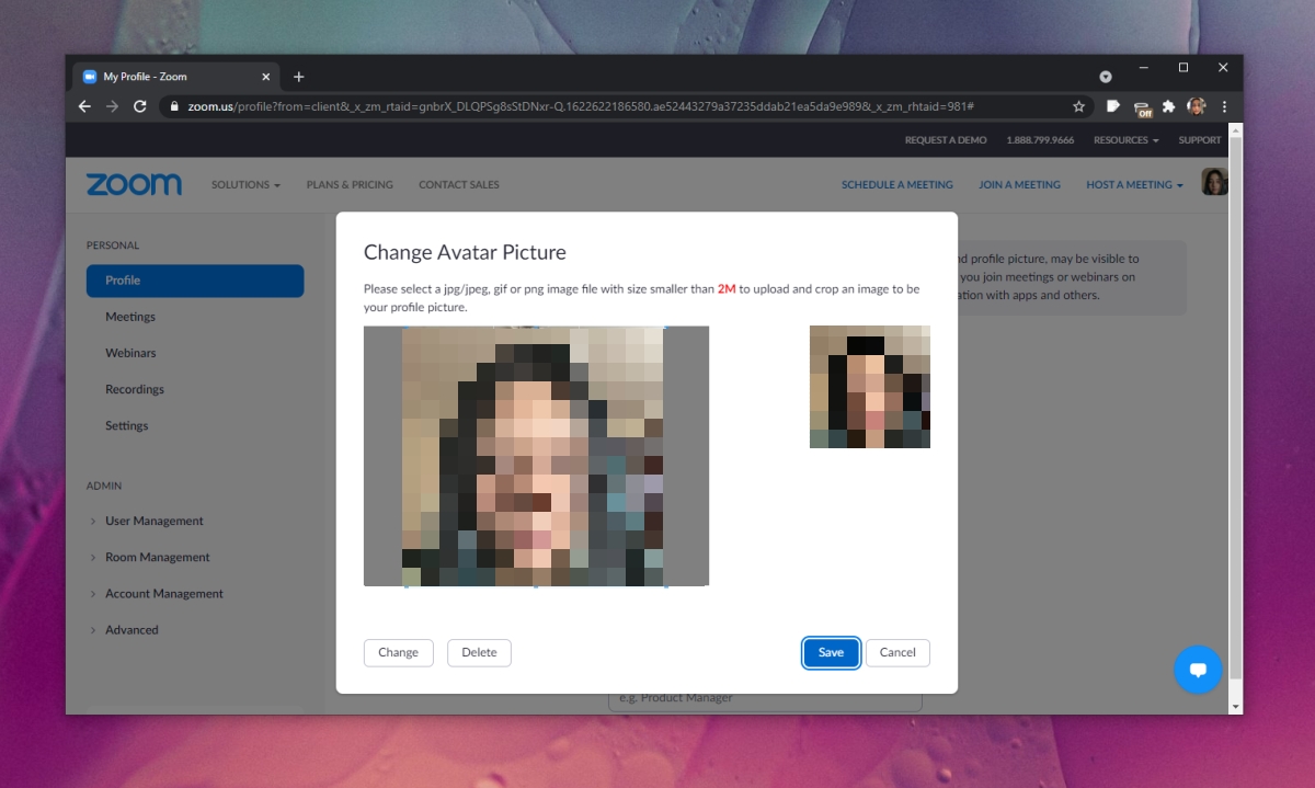 Show Profile Picture in Zoom Meeting Instead of Video  Gadgets To Use