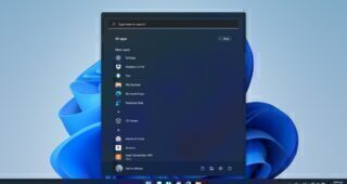 Apps list on Windows 11