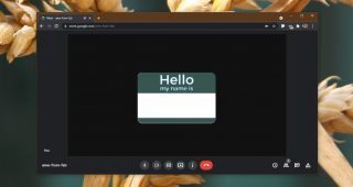 name on google meet