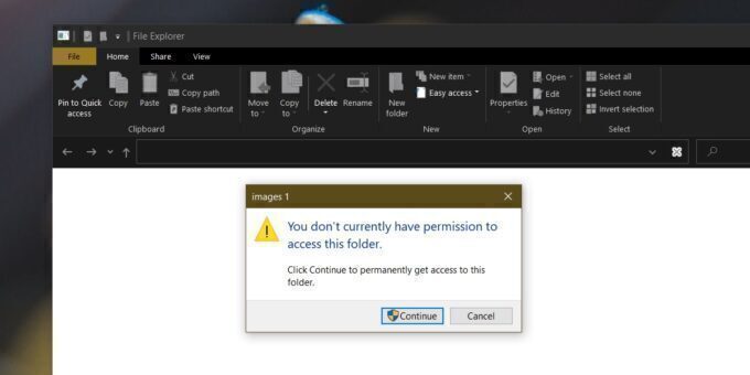 Access denied error
