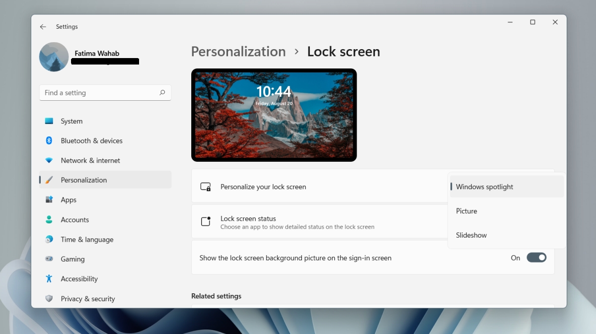 How to change the lock screen wallpaper in Windows 11 How to change the lock screen wallpaper in Windows 11